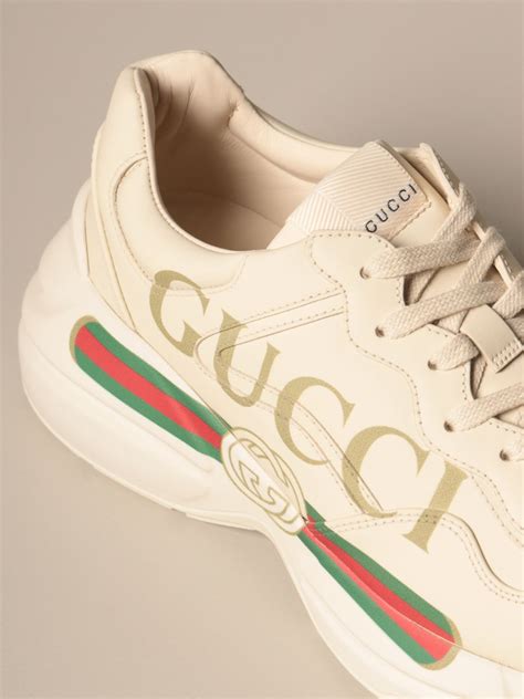 gucci white sandshoes|all white gucci shoes.